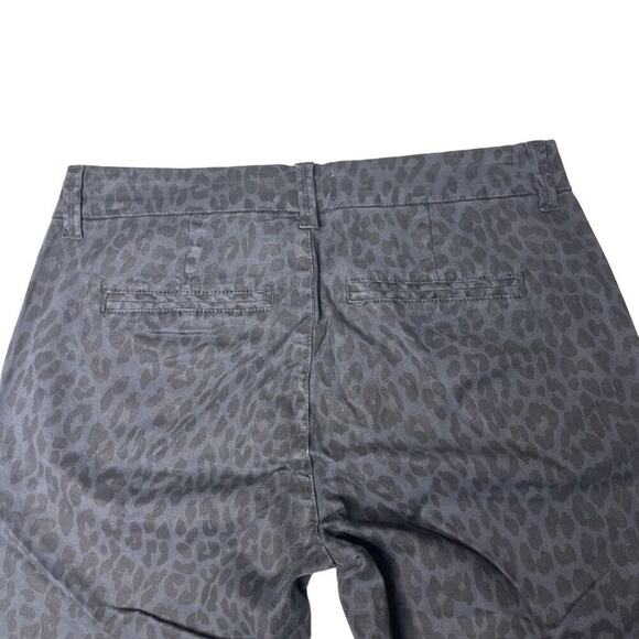 Pistola Wild Night Leopard Print Cropped Jeans Size 27 - Picture 13 of 14